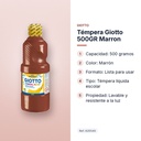 TÉMPERA GIOTTO 500GR MARRON - características principales