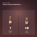 TÉMPERA GIOTTO 500GR MARRON - formato de venta: caja de 6
