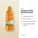 TÉMPERA GIOTTO 500GR NARANJA - características principales