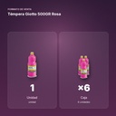 TÉMPERA  GIOTTO 500GR ROSA - formato de venta: caja de 6