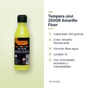 TEMPERA JOVI 250GR AMARILLO FLUOR - características principales