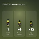 TEMPERA JOVI 250GR AMARILLO FLUOR - formato de venta: paquete de 6, caja de 12