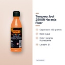 TEMPERA JOVI 250GR NARANJA FLUOR - características principales