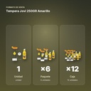 TEMPERA JOVI 250GR AMARILLO  - formato de venta: paquete de 6, caja de 12