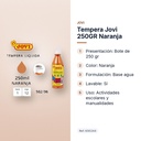 TEMPERA JOVI 250GR NARANJA  - características principales