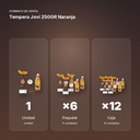 TEMPERA JOVI 250GR NARANJA  - formato de venta: paquete de 6, caja de 12