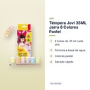 TÉMPERA JOVI 35ML JARRA 6 COLORES PASTEL - características principales