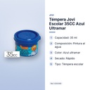 TÉMPERA JOVI ESCOLAR 35CC AZUL ULTRAMAR - características principales