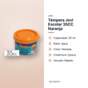 TÉMPERA JOVI ESCOLAR 35CC NARANJA - características principales