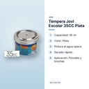 TÉMPERA JOVI ESCOLAR 35CC PLATA - características principales