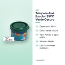 TÉMPERA JOVI ESCOLAR 35CC VERDE OSCURO - características principales