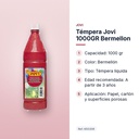 TÉMPERA JOVI 1000GR BERMELLON - características principales