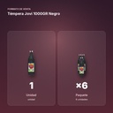 TÉMPERA JOVI 1000GR NEGRO - formato de venta: paquete de 6