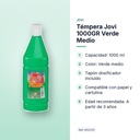 TÉMPERA JOVI 1000GR VERDE MEDIO - características principales