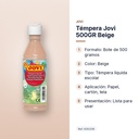 TÉMPERA JOVI 500GR BEIGE - características principales