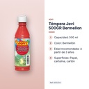 TÉMPERA JOVI 500GR BERMELLON - características principales