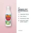 TÉMPERA JOVI 500GR BLANCO - características principales