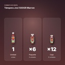 TÉMPERA JOVI 500GR MARRON - formato de venta: paquete de 6, caja de 12