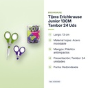 TIJERA ERICHKRAUSE JUNIOR 13CM TAMBOR 24 UDS - características principales