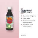 TÉMPERA JOVI 500GR NEGRO - características principales