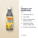 TÉMPERA JOVI 500GR PLATA - características principales