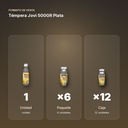 TÉMPERA JOVI 500GR PLATA - formato de venta: paquete de 6, caja de 12