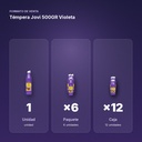TÉMPERA JOVI 500GR VIOLETA - formato de venta: paquete de 6, caja de 12