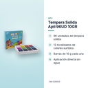 TEMPERA SOLIDA APLI 96UD 10GR - características principales
