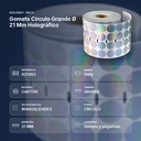 GOMETS CÍRCULO GRANDE Ø 21 MM HOLOGRÁFICO  - resumen de atributos