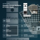 GOMETS CIRCULO MEDIANO Ø 15 MM NEGRO - resumen de atributos