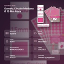 GOMETS CIRCULO MEDIANO Ø 15 MM ROSA - resumen de atributos