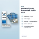GOMETS CIRCULO PEQUEÑO Ø 10 MM AZUL - características principales