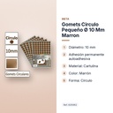 GOMETS CIRCULO PEQUEÑO Ø 10 MM MARRON - características principales