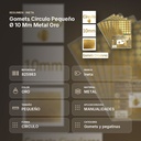 GOMETS CIRCULO PEQUEÑO Ø 10 MM METAL ORO - resumen de atributos