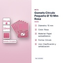 GOMETS CIRCULO PEQUEÑO Ø 10 MM ROSA - características principales