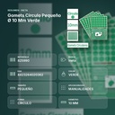 GOMETS CIRCULO PEQUEÑO Ø 10 MM VERDE - resumen de atributos