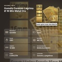 GOMETS CORAZON LAGRIMA Ø 16 MM METAL ORO - resumen de atributos