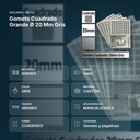 GOMETS CUADRADO GRANDE Ø 20 MM GRIS - resumen de atributos
