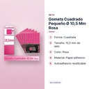GOMETS CUADRADO PEQUEÑO Ø 10,5 MM ROSA - características principales