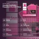 GOMETS CUADRADO PEQUEÑO Ø 10,5 MM ROSA - resumen de atributos