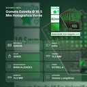 GOMETS ESTRELLA Ø 10,5 MM HOLOGRAFICO VERDE - resumen de atributos