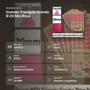GOMETS TRIANGULO GRANDE Ø 20 MM ROSA - resumen de atributos