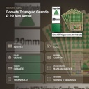 GOMETS TRIANGULO GRANDE Ø 20 MM VERDE - resumen de atributos