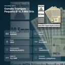GOMETS TRIANGULO PEQUEÑO Ø 10,5 MM GRIS - resumen de atributos