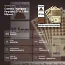 GOMETS TRIANGULO PEQUEÑO Ø 10,5 MM MARRON - resumen de atributos