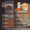 GOMETS TRIANGULO PEQUEÑO Ø 10,5 MM NARANJA - resumen de atributos