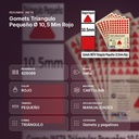 GOMETS TRIANGULO PEQUEÑO Ø 10,5 MM ROJO - resumen de atributos