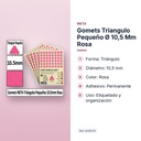 GOMETS TRIANGULO PEQUEÑO Ø 10,5 MM ROSA - características principales