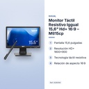 MONITOR TÁCTIL RESISTIVO IGGUAL 15,6" HD+ 16:9 – MTL15CP - características principales