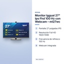 MONITOR IGGUAL 27" IPS FHD 100 HZ CON WEBCAM – ML27WC - características principales